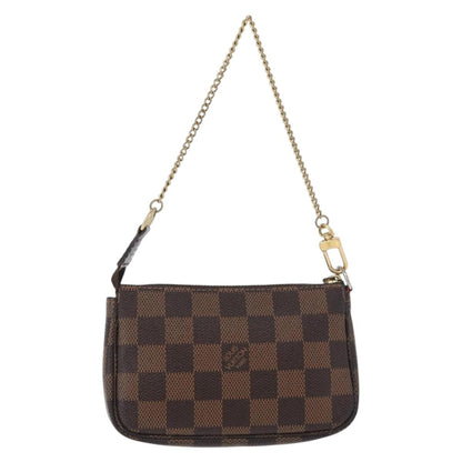 Louis Vuitton Pochette Accessoires Limited Edition Damier, BROWN, CANVAS, Clutche & pouche