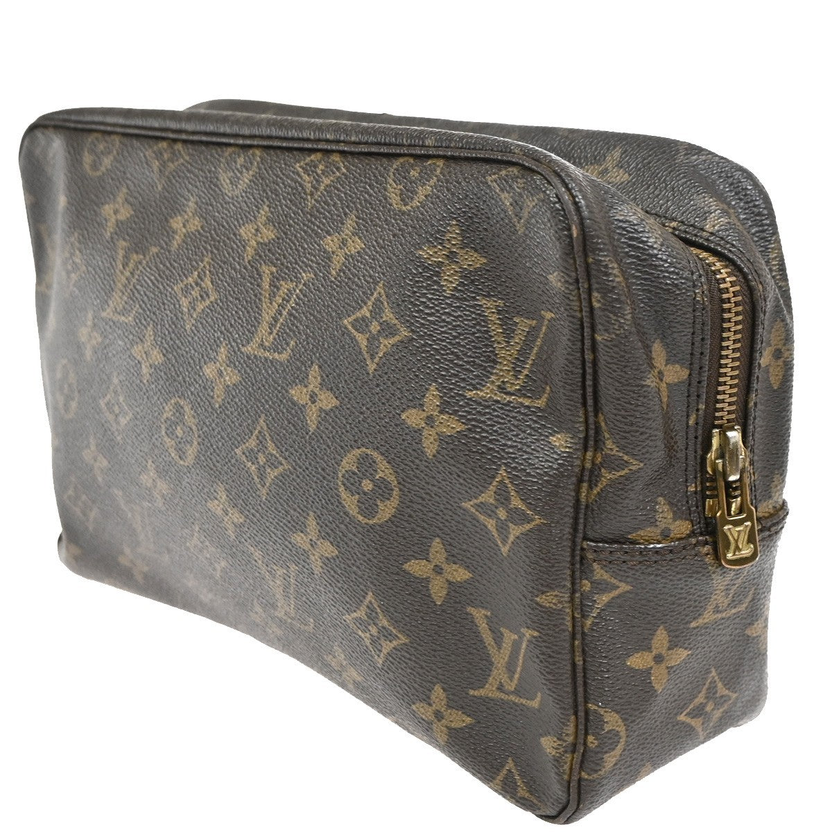 Louis Vuitton Trousse Toilette Monogram Canvas, BROWN, CANVAS, Clutche & pouche