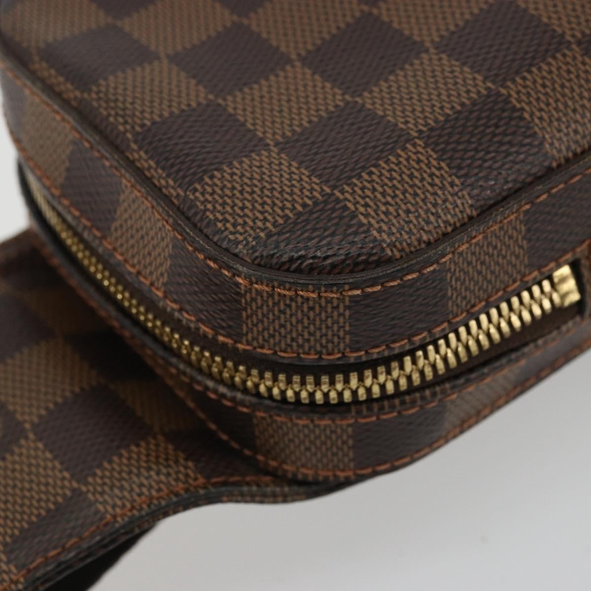 Louis Vuitton Geronimos Waist Bag Damier, Brown, Canvas, Shoulder Bag