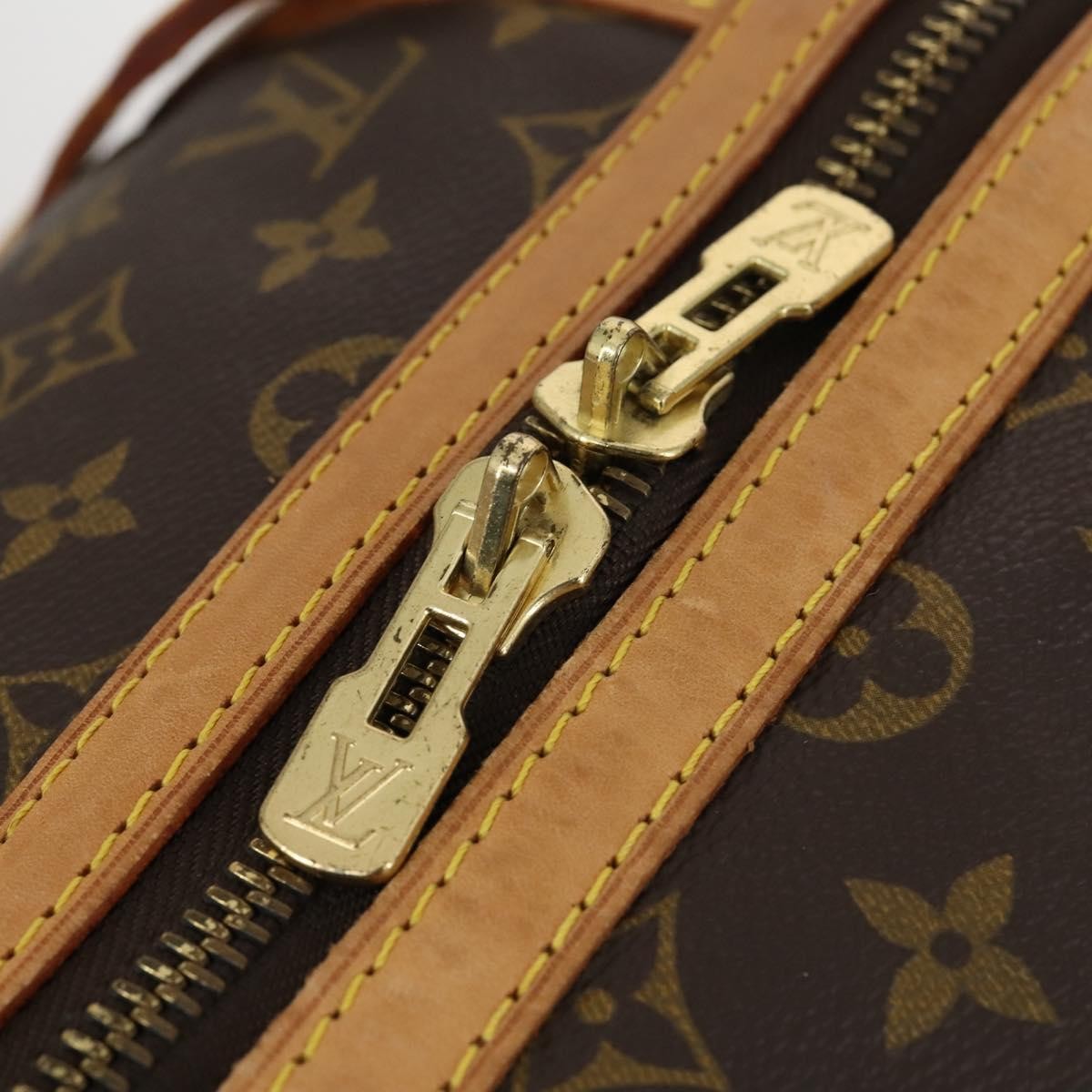 Louis Vuitton Sac Souple Handbag Monogram Canvas, BROWN, CANVAS, Travel bag