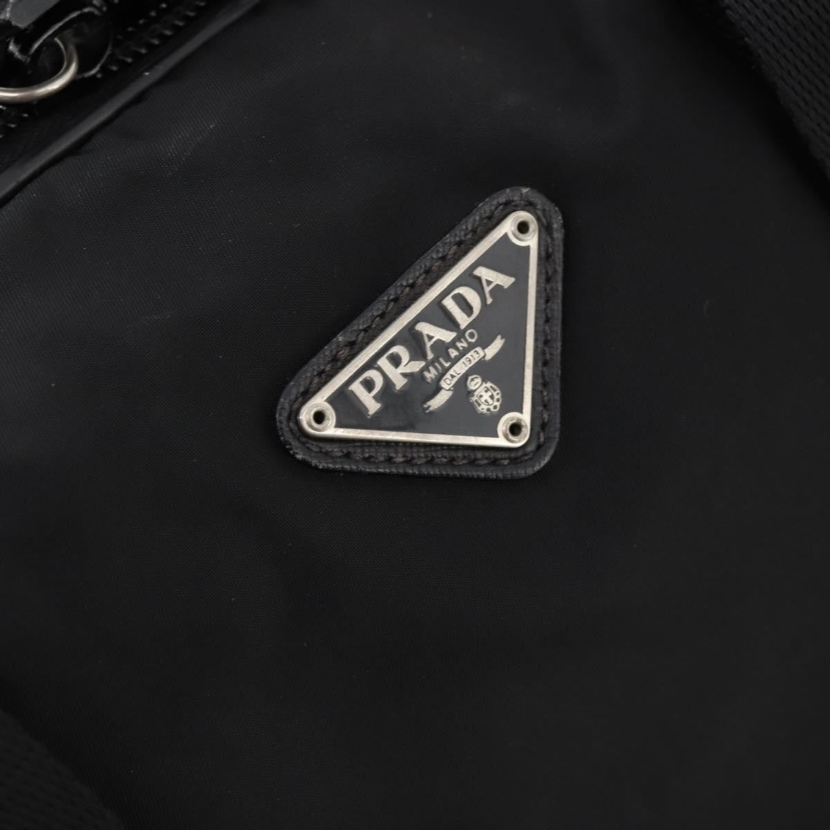 Prada Vintage Boston Bag Nylon, Black, Nylon, Travel Bag