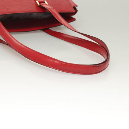 Louis Vuitton Sac Plat NM Bag Epi Leather, RED, LEATHER, Handbag