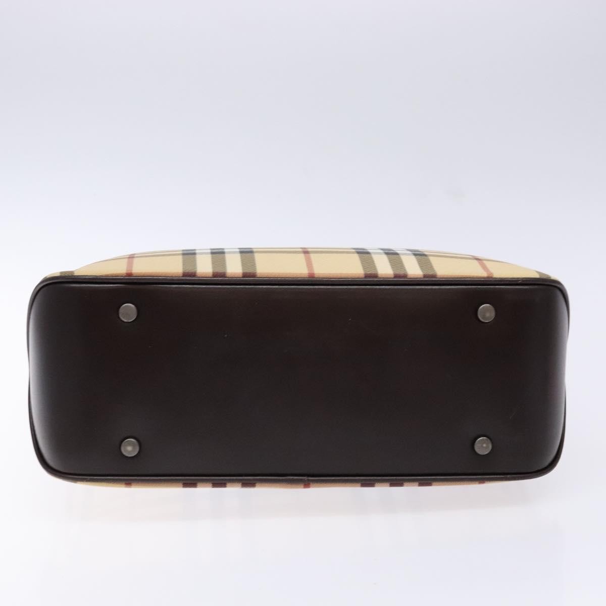 Burberry Vintage Tote Vintage Check Coated Canvas, BEIGE, CANVAS, Tote bag