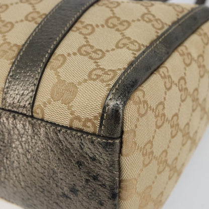 Gucci Abbey Boston Bag GG Canvas, BEIGE, CANVAS, Handbag
