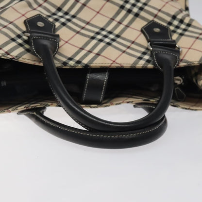 Burberry Nova Check Handbag Nylon, BEIGE, NYLON, Handbag