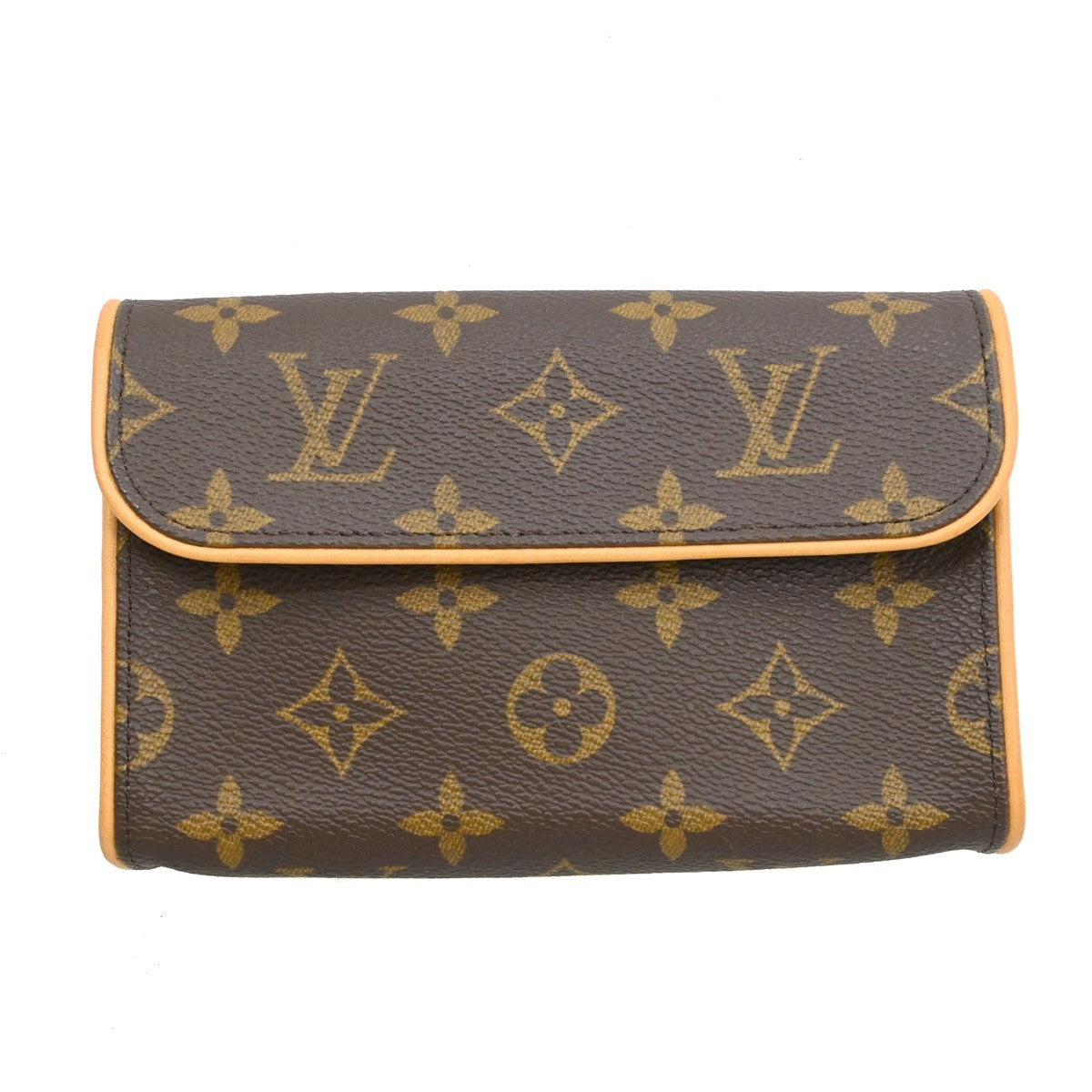Louis Vuitton Florentine Pochette Monogram Canvas, Brown, Canvas, Clutch
