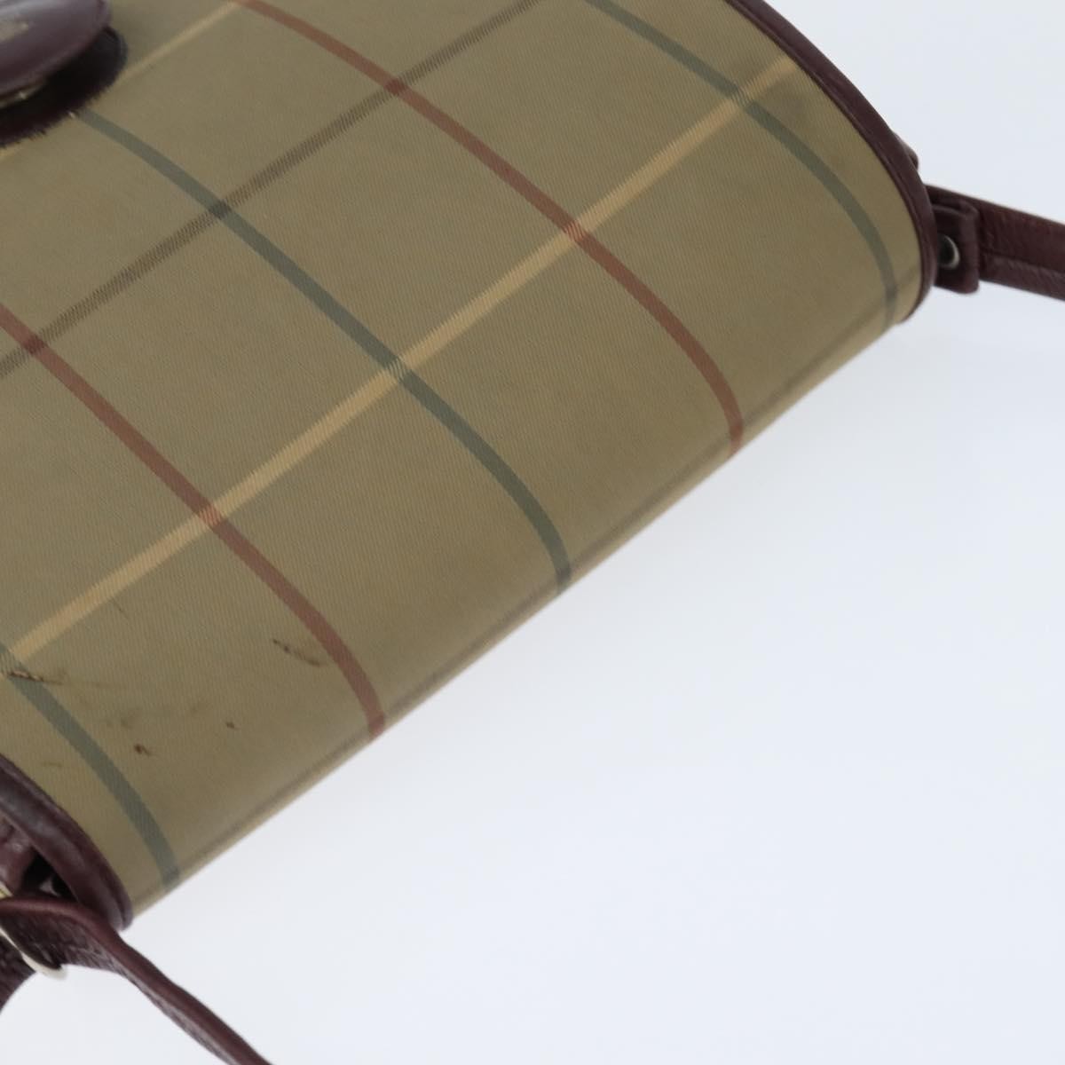 Burberry Nova check Shoulder bag Canvas, BEIGE, CANVAS, Shoulder bag