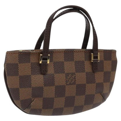 Louis Vuitton Manosque Pochette Damier, BROWN, CANVAS, Clutche & pouche