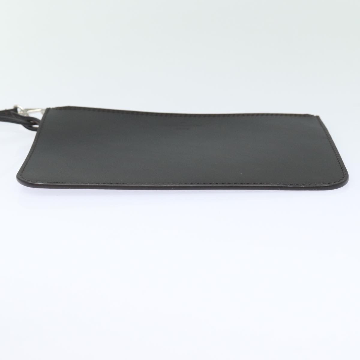 Louis Vuitton Neverfull Pochette Leather, BROWN, LEATHER, Clutche & pouche