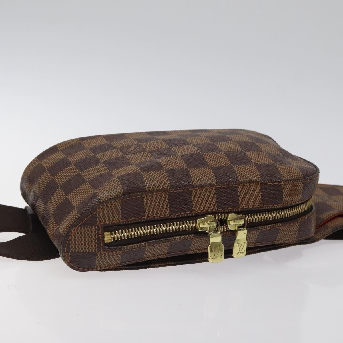 Louis Vuitton Geronimos Waist Bag Damier, BROWN, CANVAS, Travel bag