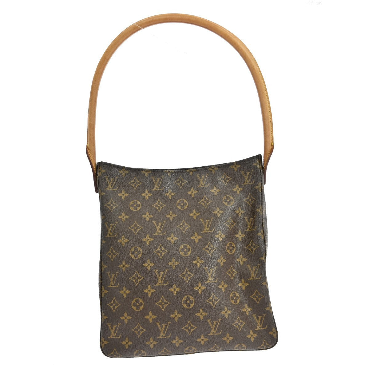 Louis Vuitton Looping Handbag Monogram Canvas, BROWN, CANVAS, Shoulder bag