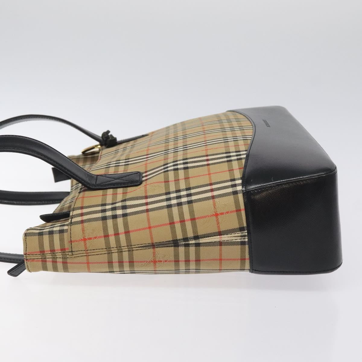 Burberry Shoulder Bag Nova Check Canvas, BEIGE, CANVAS, Shoulder bag