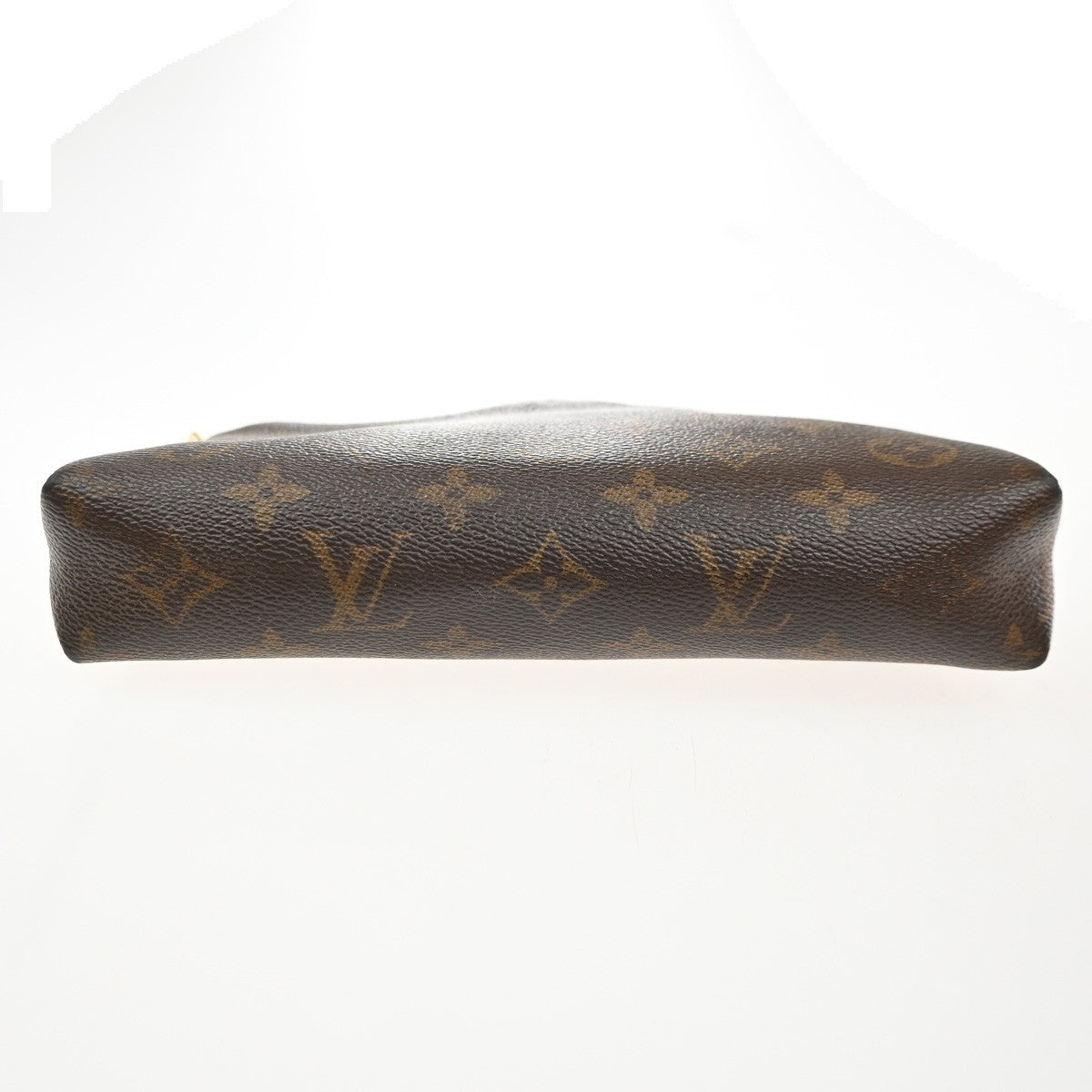 Louis Vuitton Pallas Clutch Monogram Canvas with Leather, BROWN, CANVAS, Clutche & pouche