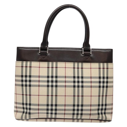 Burberry Nova Check Tote Canvas and Leather, BEIGE, NYLON, Tote bag