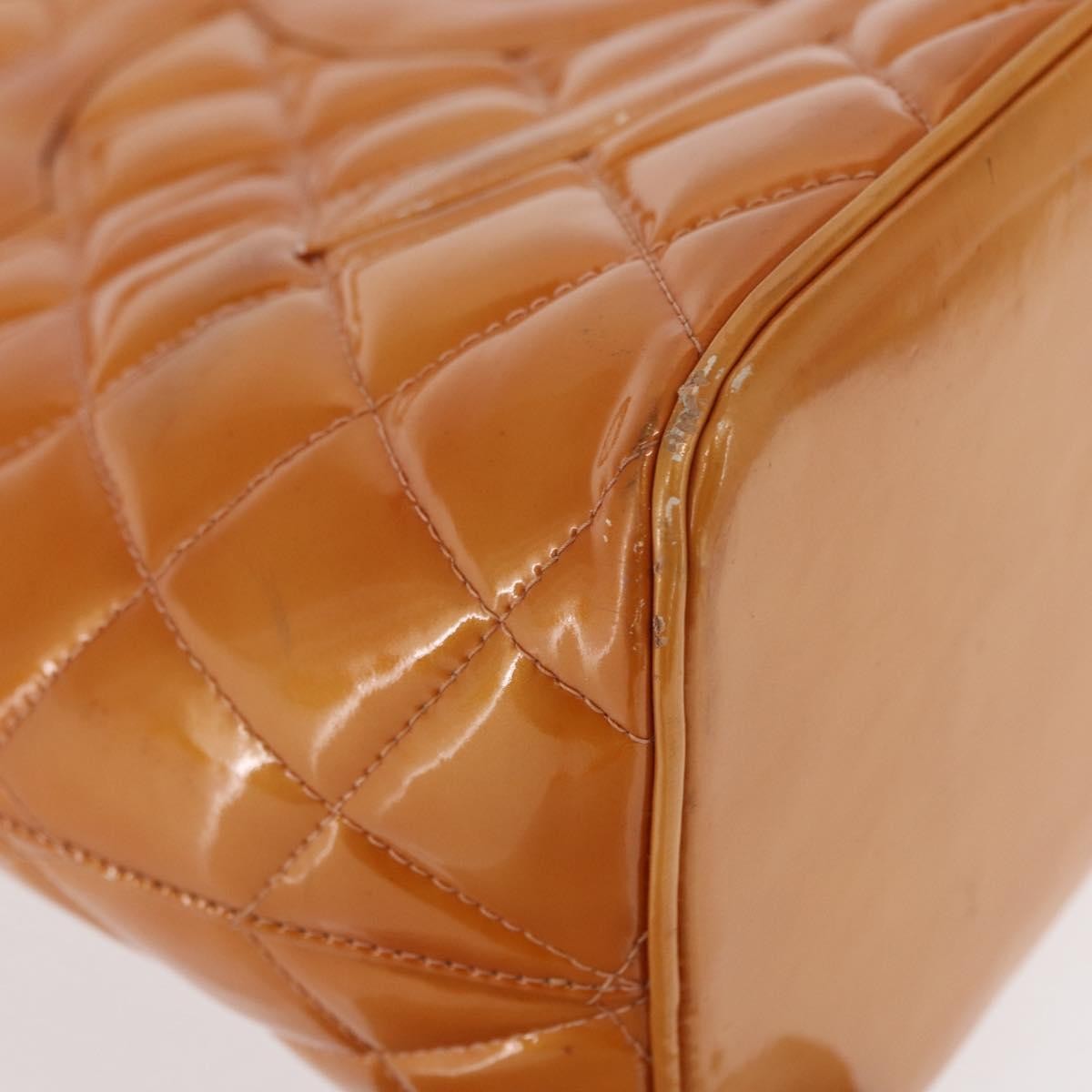 Chanel Medallion Tote Quilted Patent, BEIGE, PATENT_LEATHER, Tote bag