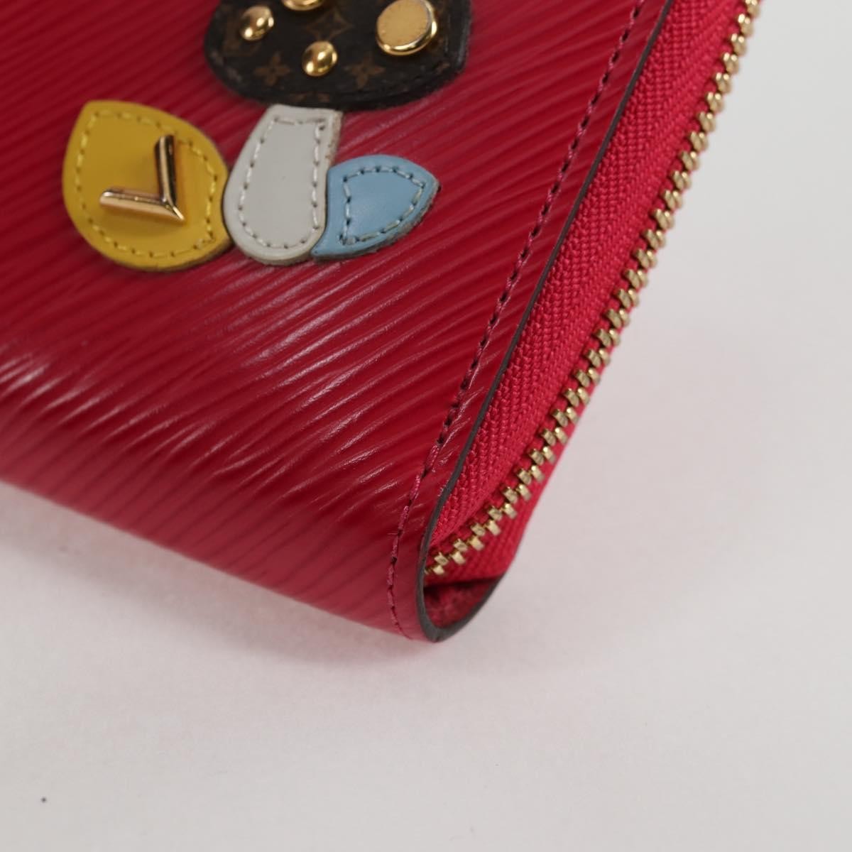 Louis Vuitton Zippy Wallet NM Epi Leather, RED, LEATHER, Wallets
