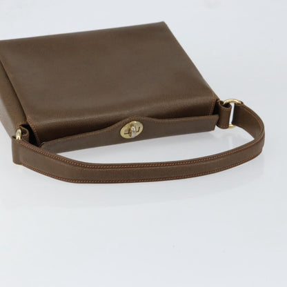 Gucci Vintage Shoulder Bag Leather, BROWN, LEATHER, Shoulder bag