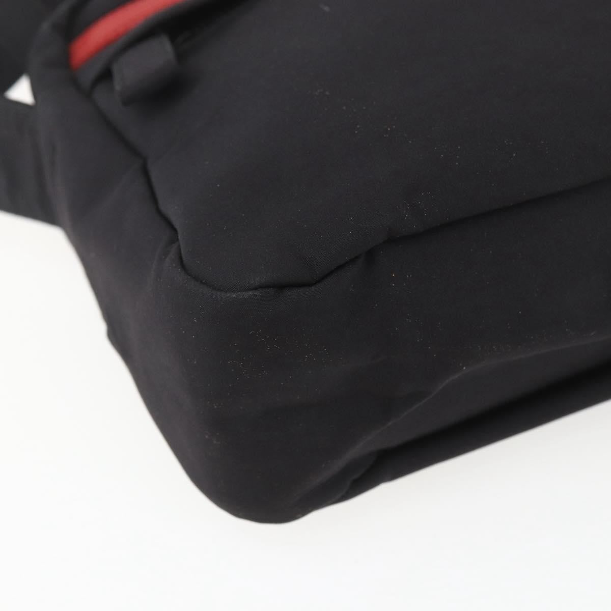 Prada Sport Zip Shoulder Bag Nylon, BLACK, NYLON, Shoulder bag