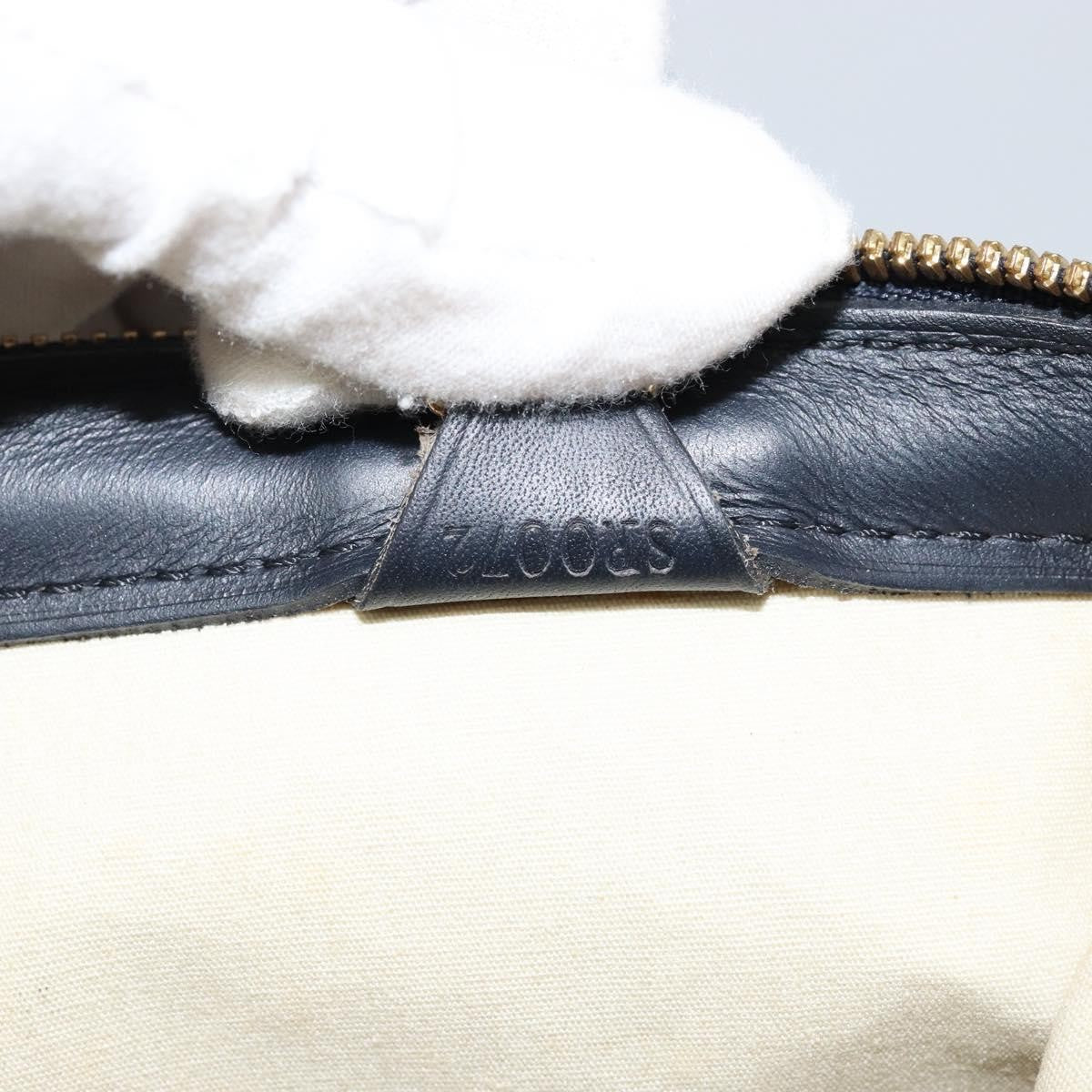 Louis Vuitton Josephine Handbag Mini Lin, BLUE, CANVAS, Handbag