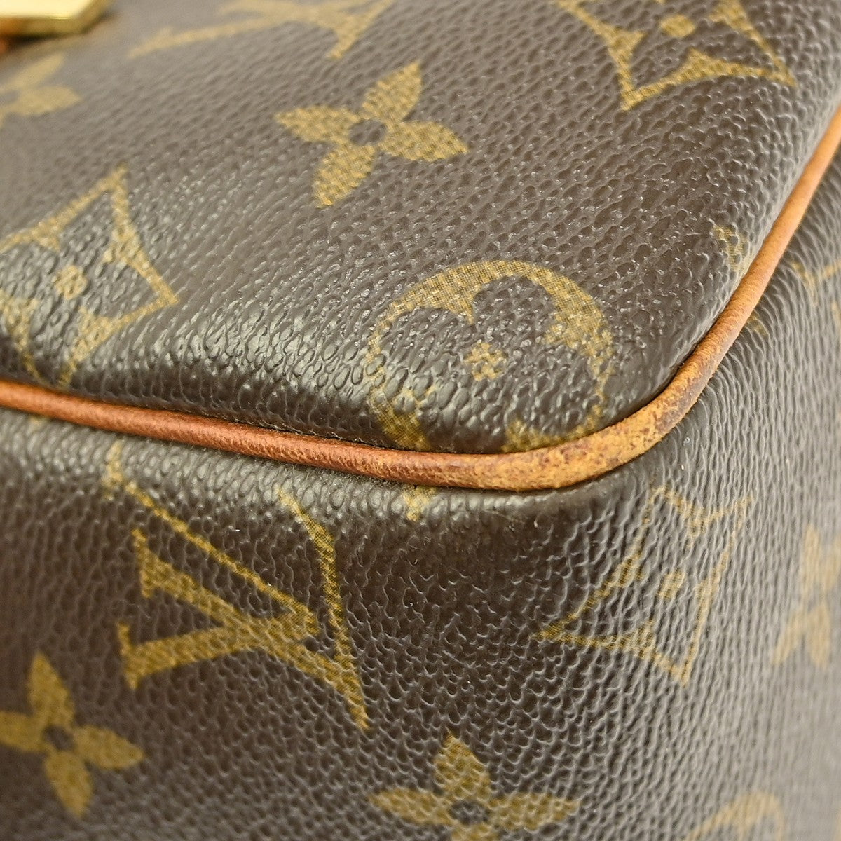 Louis Vuitton Cite Handbag Monogram Canvas, BROWN, CANVAS, Shoulder bag
