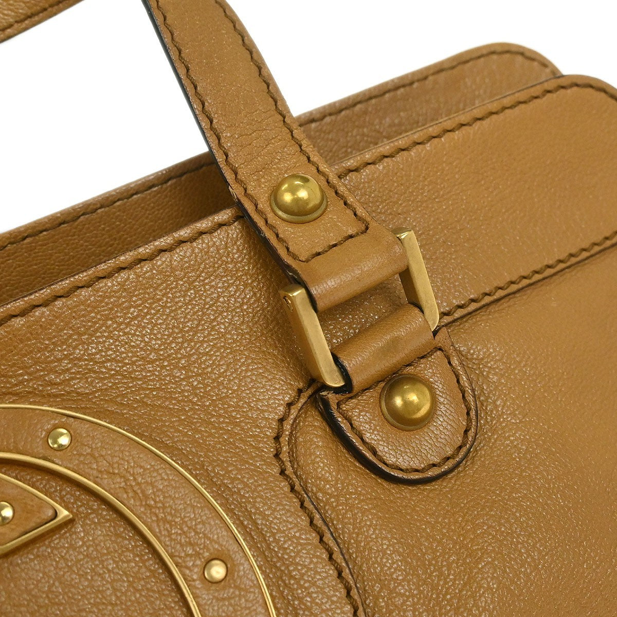Gucci Blondie Satchel Leather, BROWN, LEATHER, Handbag