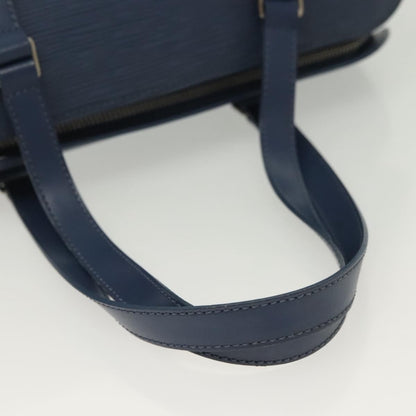 Louis Vuitton Soufflot Handbag Epi Leather, BLUE, LEATHER, Shoulder bag