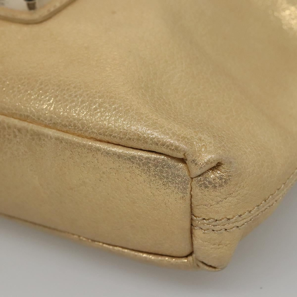 Burberry Blue Label Tote Bag Leather, GOLD, LEATHER, Tote bag