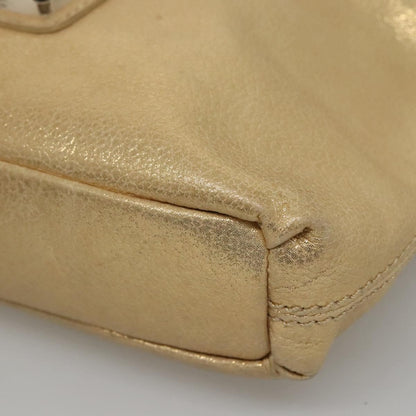 Burberry Blue Label Tote Bag Leather, GOLD, LEATHER, Tote bag