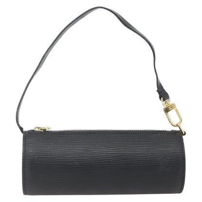 Louis Vuitton Soufflot Pochette Epi Leather, BLACK, LEATHER, Clutche & pouche