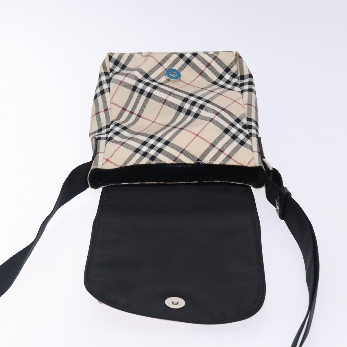 Burberry Zip Messenger Bag Nylon, BEIGE, NYLON, Shoulder bag