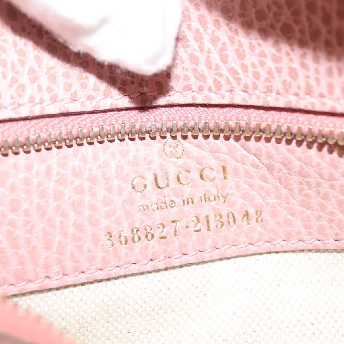 Gucci Swing Tote Leather, PINK, LEATHER, Tote bag
