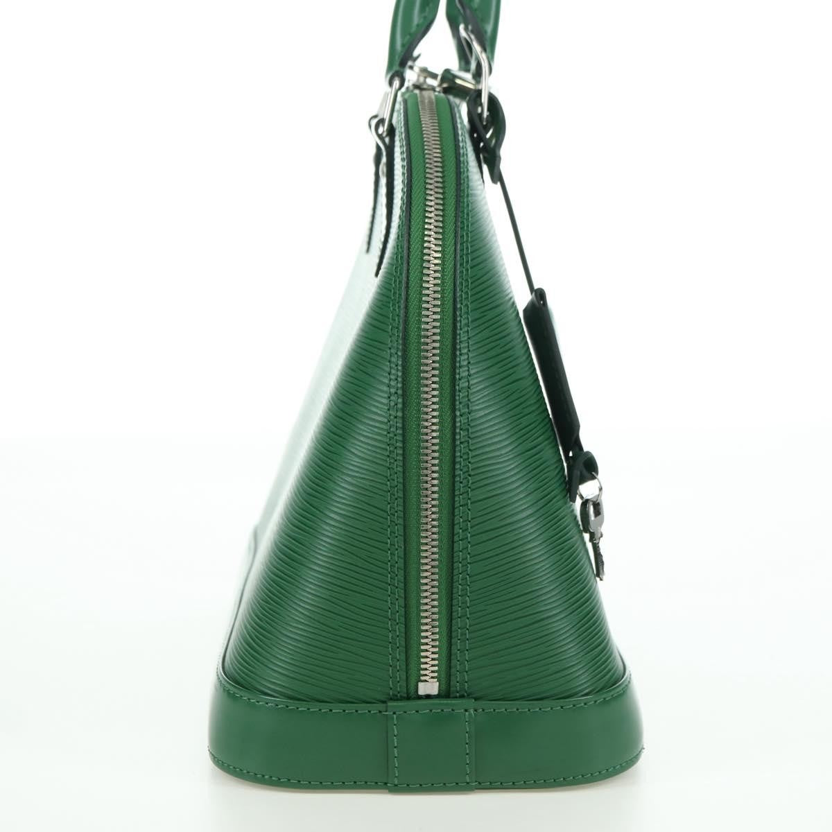 Louis Vuitton Alma Handbag Epi Leather, Green, Leather, Handbag