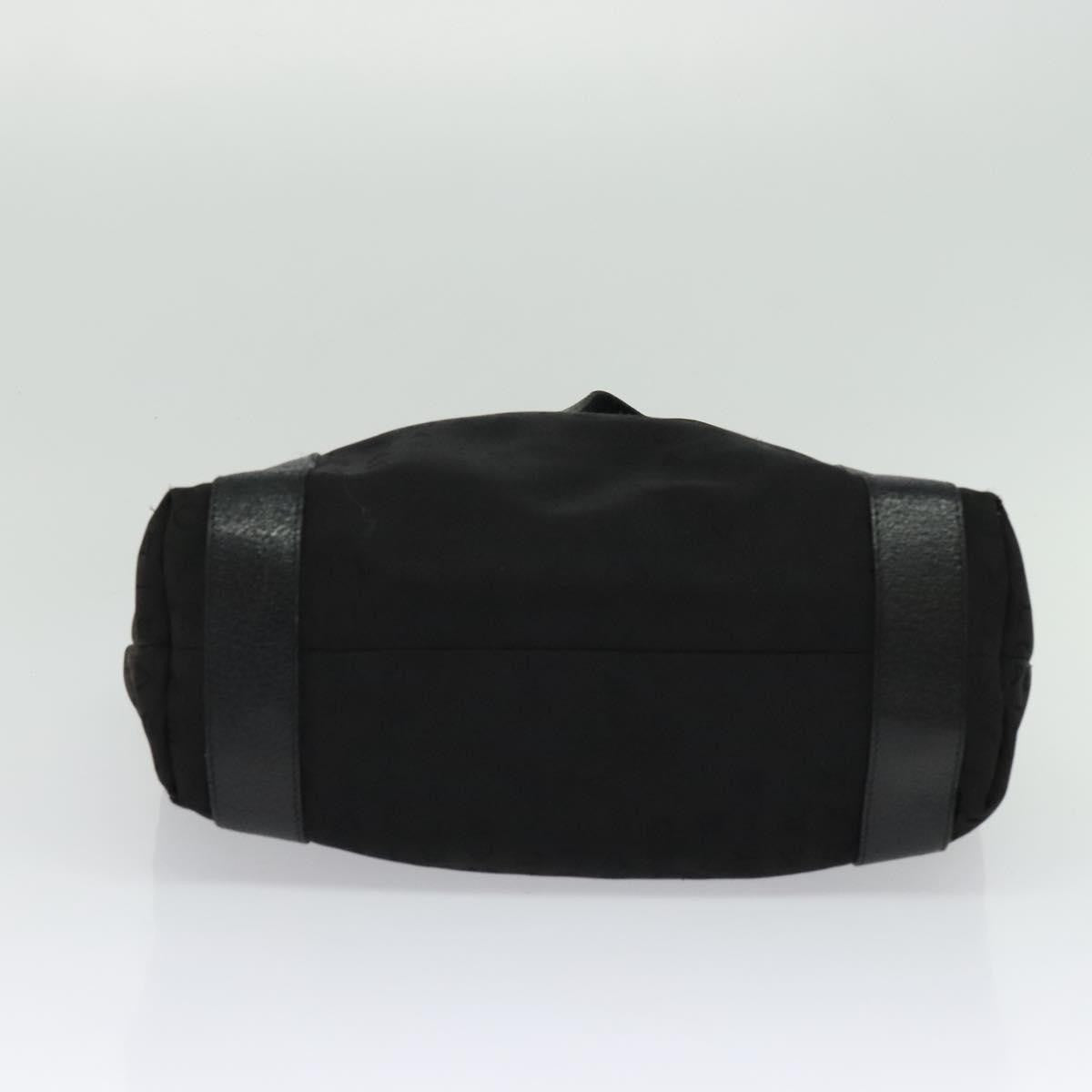 Bvlgari B.Zero1 Logomania Bag Canvas with Leather, BLACK, CANVAS, Tote bag