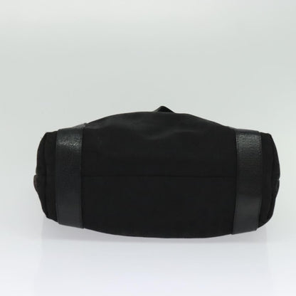 Bvlgari B.Zero1 Logomania Bag Canvas with Leather, BLACK, CANVAS, Tote bag