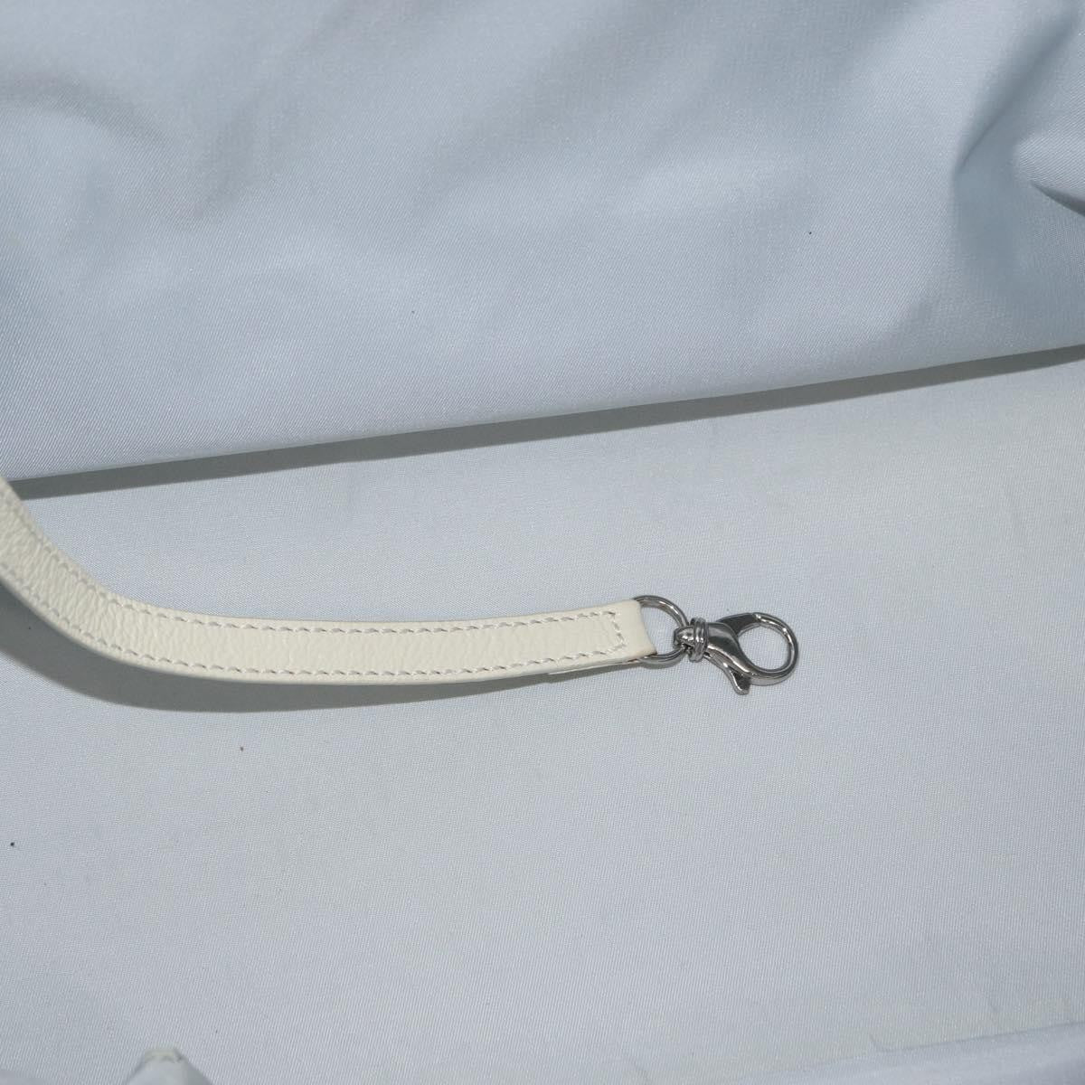 Chanel Biarritz Tote Nylon, SILVER, NYLON, Tote bag