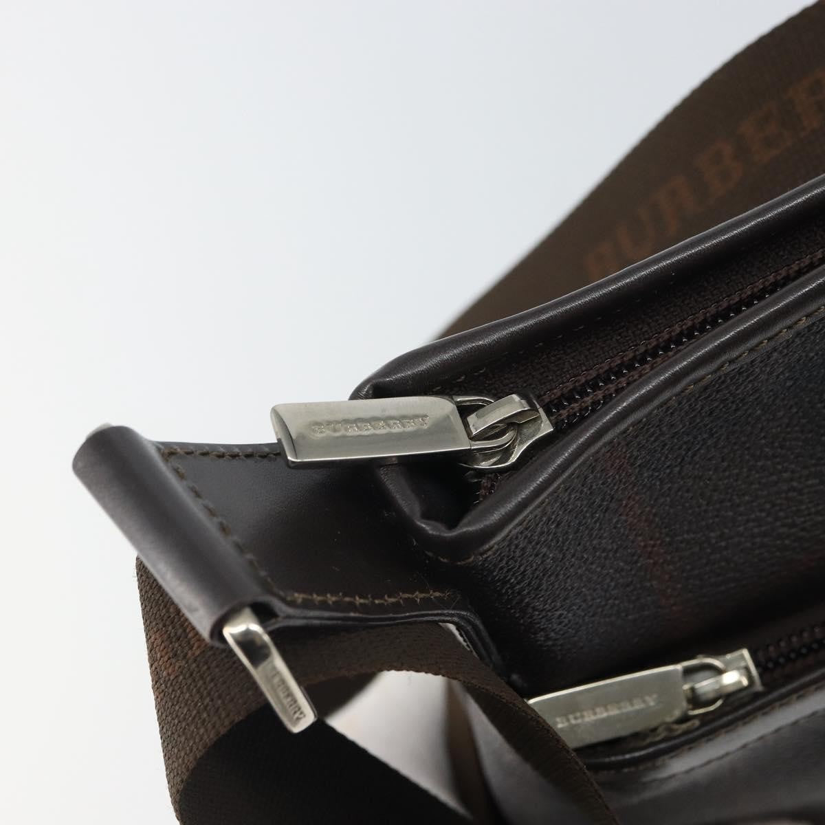 Burberry Nova check Shoulder bag Canvas, BLACK, CANVAS, Shoulder bag