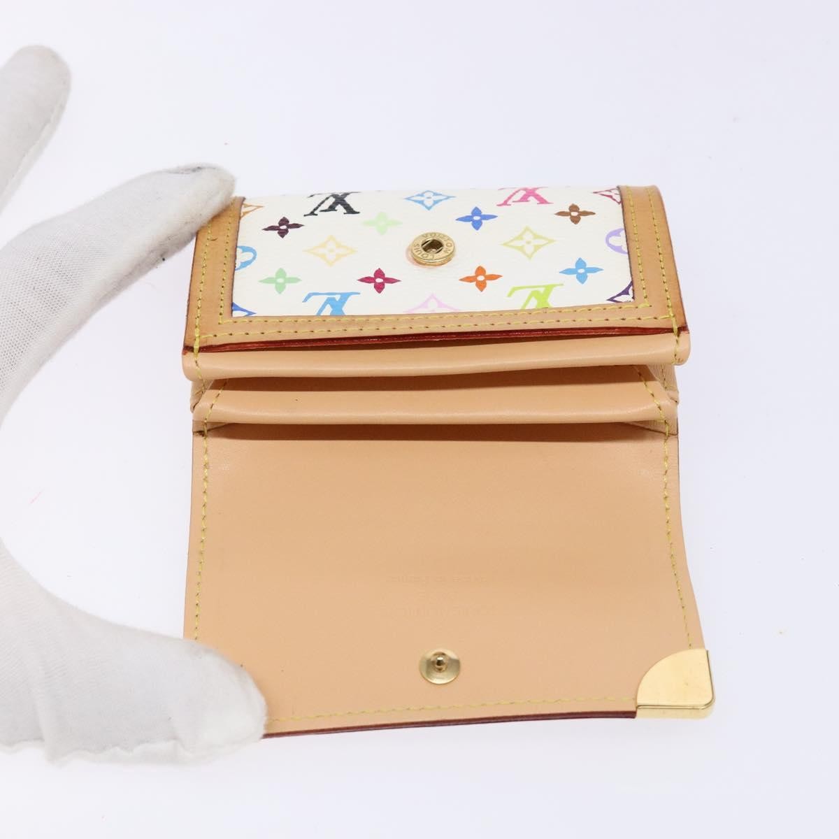 Louis Vuitton Porte-Monnaie Plat Coin Purse Monogram Multicolor, MULTICOLOUR, CANVAS, Wallets