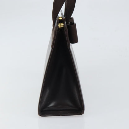 Salvatore Ferragamo Convertible Vara Bow Tote Leather, BROWN, LEATHER, Handbag