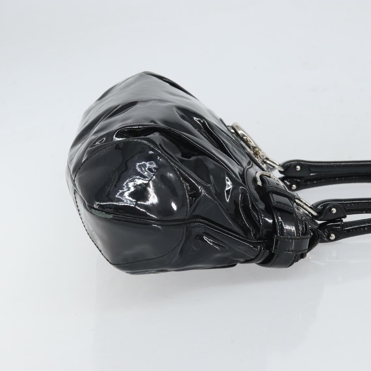 Salvatore Ferragamo Marisa Crossbody Patent leather, BLACK, PATENT_LEATHER, Handbag
