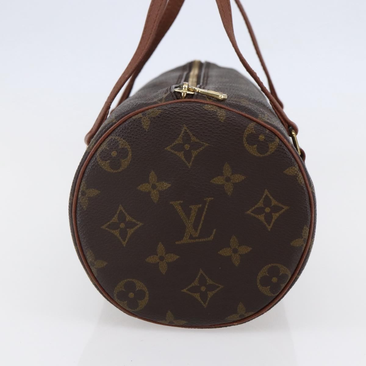 Louis Vuitton Papillon Handbag Monogram Canvas, BROWN, CANVAS, Handbag