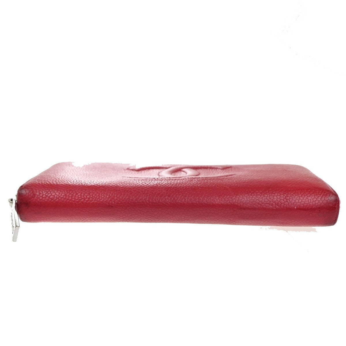 Chanel Timeless CC Zipped Organizer Wallet Leather, RED, LEATHER, Wallets
