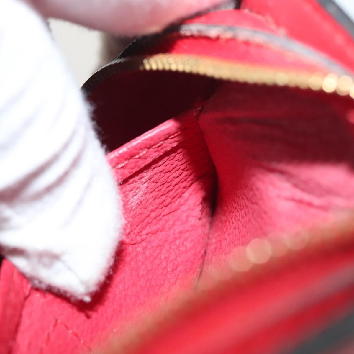 Louis Vuitton Dauphine Pochette Epi Leather, RED, LEATHER, Clutche & pouche