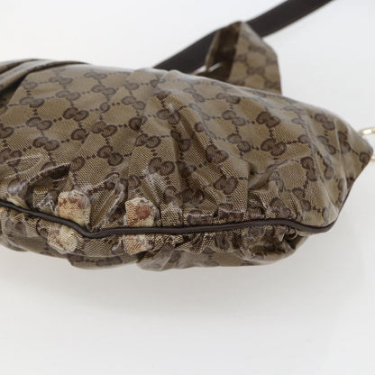 Gucci Hysteria Convertible Top Handle Bag GG Coated Canvas, BEIGE, CANVAS, Handbag
