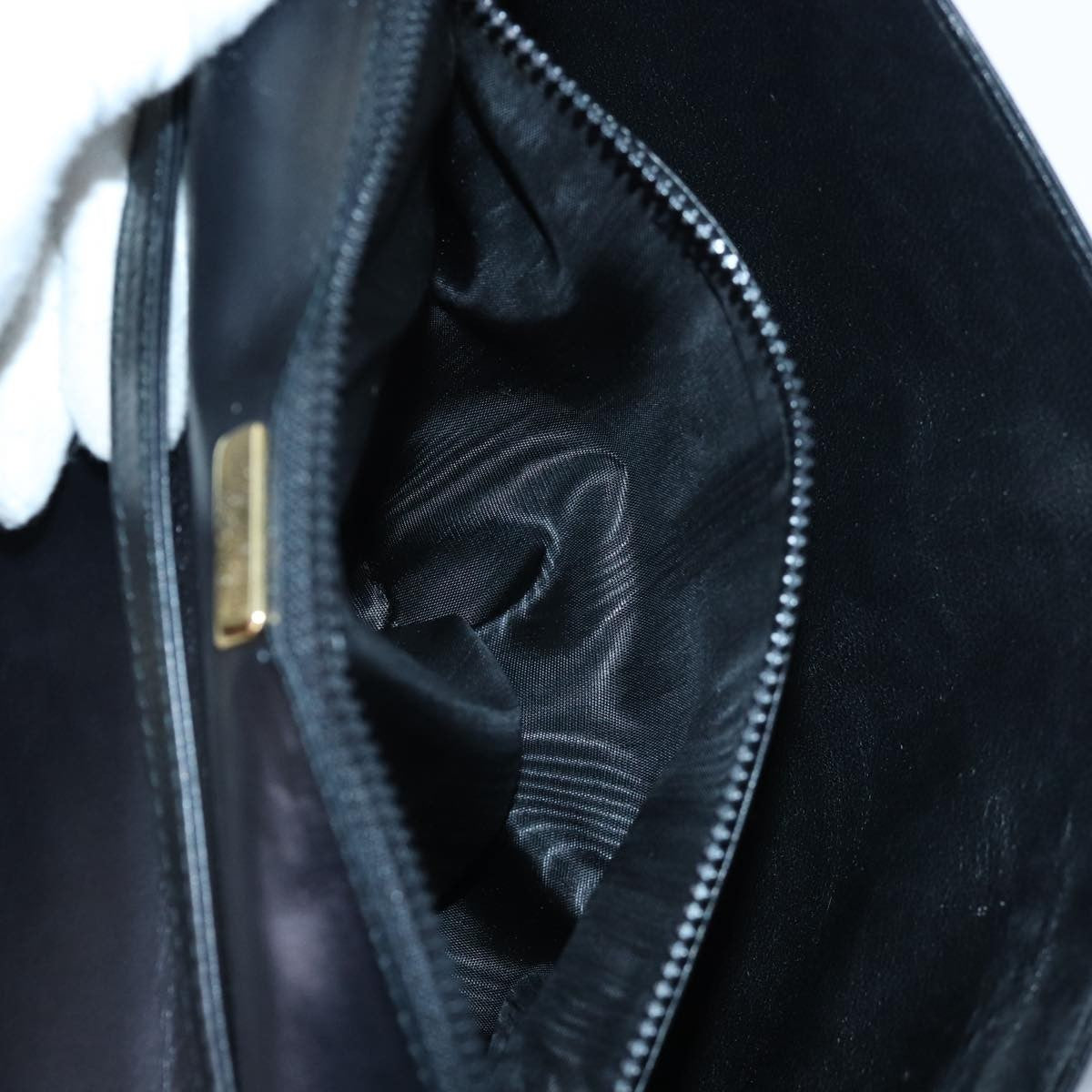 Bally Vintage Shoulder Bag Leather, Black, Leather, Shoulder Bag