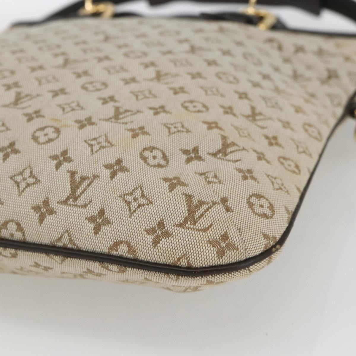 Louis Vuitton Francoise handbag Mini lin, KHAKI, CANVAS, Tote bag