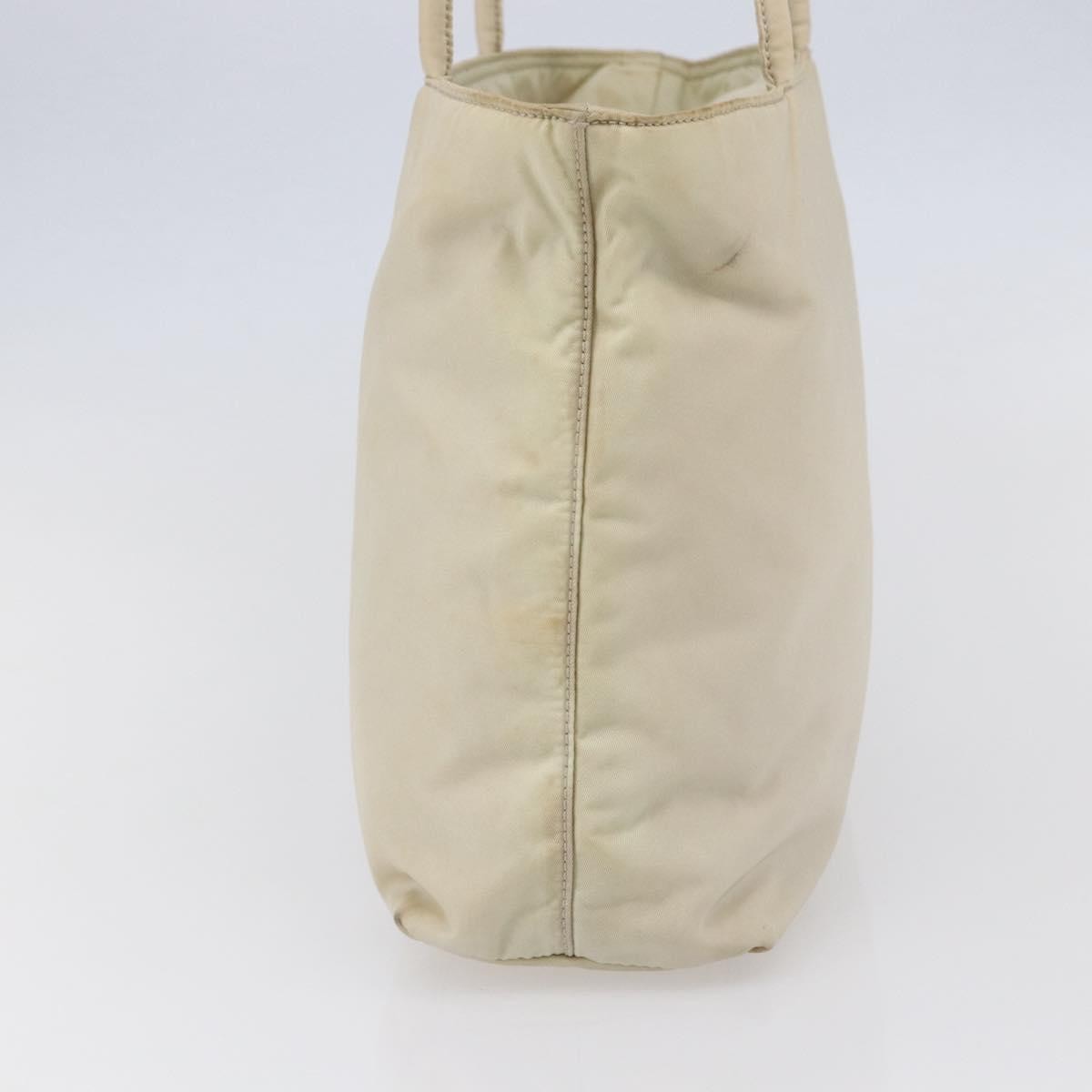 Prada Vintage Tote Tessuto, SILVER, NYLON, Tote bag