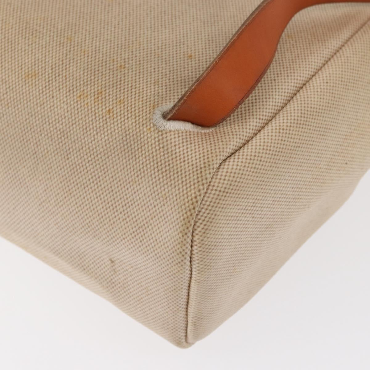 Hermes Herbag A Dos Backpack Toile, BEIGE, CANVAS, Backpack