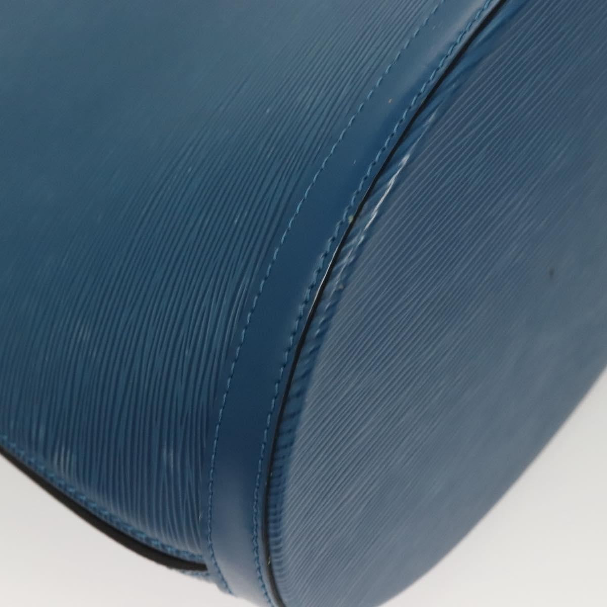 Louis Vuitton Cluny Shoulder Bag Epi Leather, BLUE, LEATHER, Shoulder bag