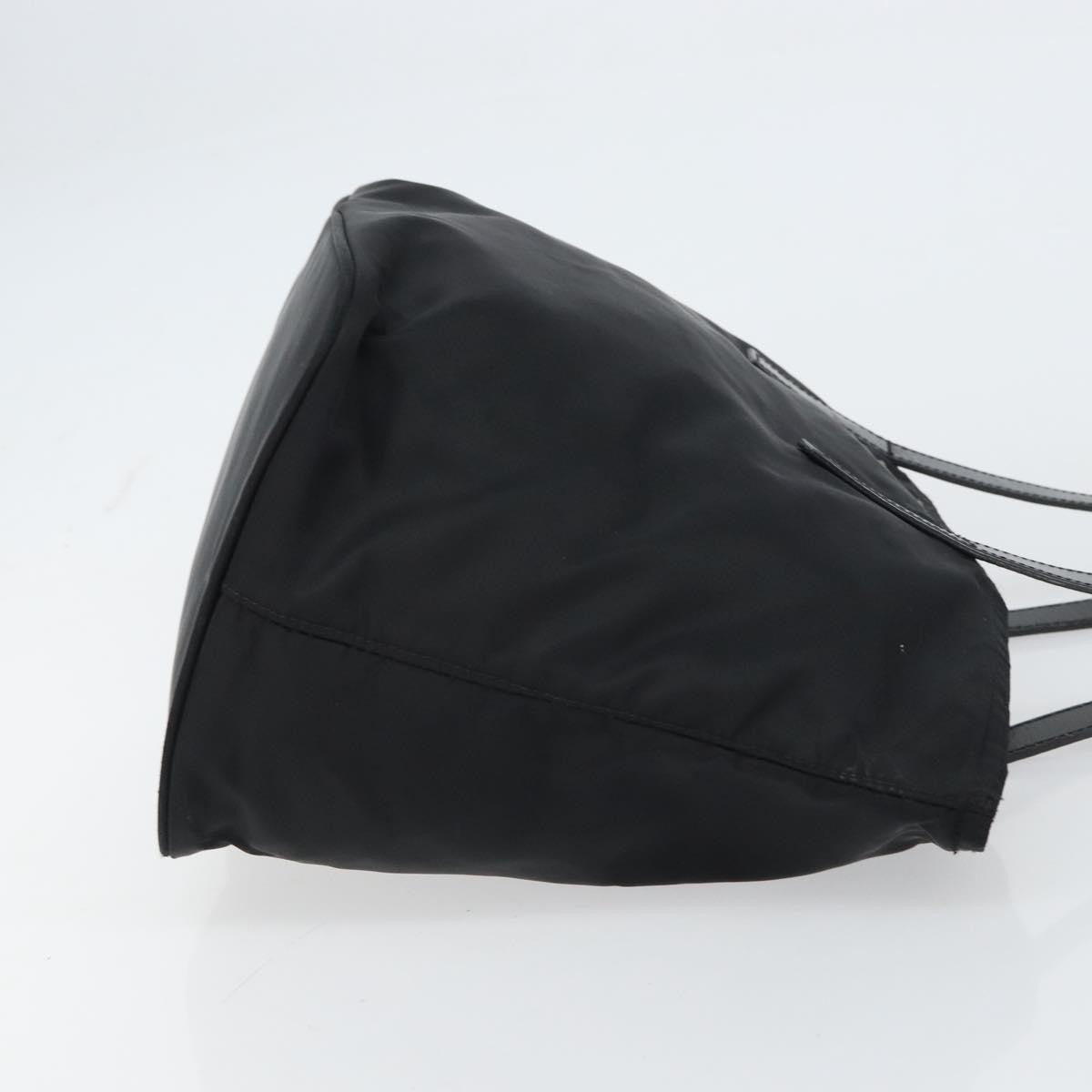 Prada Vintage Zip Tote Tessuto, BLACK, NYLON, Tote bag