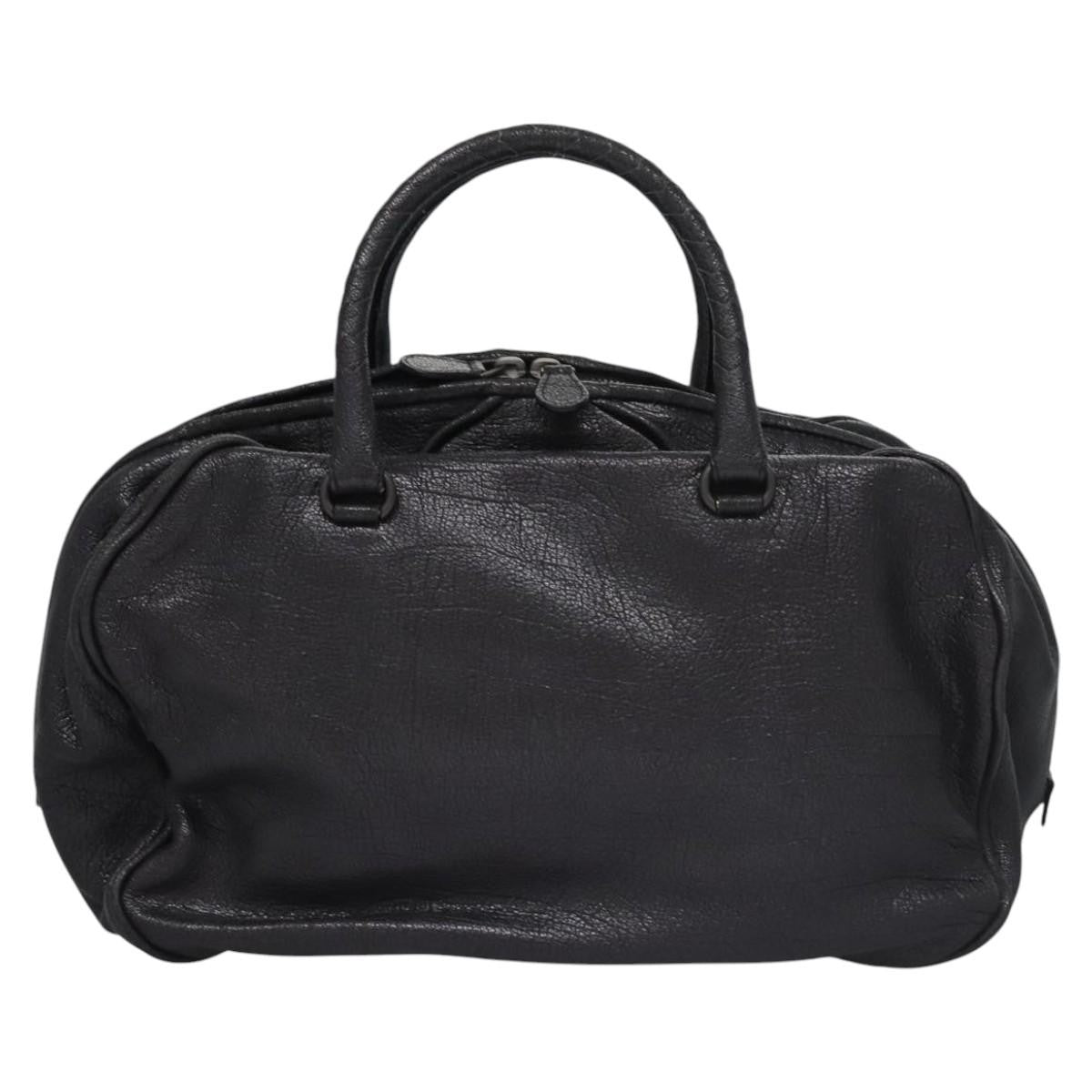Bottega Veneta Vintage handbag Leather, BLACK, LEATHER, Handbag